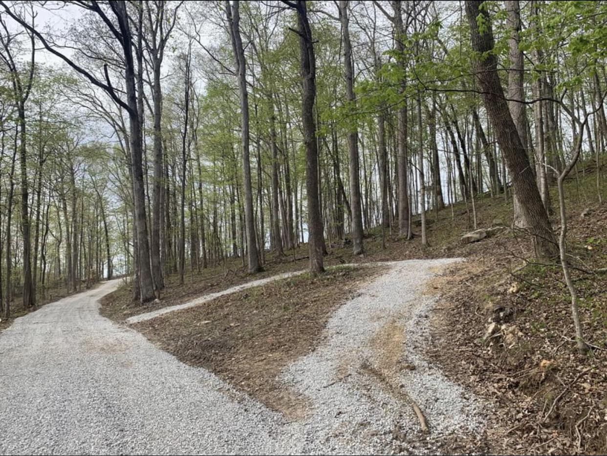 Natural landscape and forest scenery surrounding Big Timber Resort cabins in Kentucky